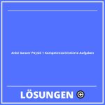 Anke Ganzer Physik 1 Kompetenzorientierte Aufgaben Lösungen PDF