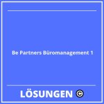 Be Partners Büromanagement 1 Lösungen PDF