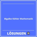 Bigalke Köhler Mathematik Lösungen PDF