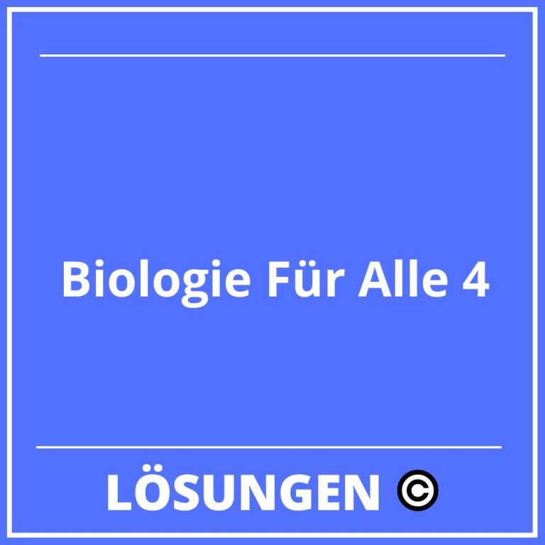 Natura Biologie Für Gymnasien Oberstufe Lösungen PDF