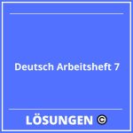 Deutsch Arbeitsheft 7 Lösungen PDF