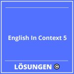 English In Context 5 Lösungen PDF