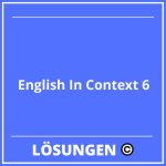 English In Context 6 Lösungen PDF