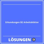 Erkundungen B2 Arbeitsblätter Lösungen PDF