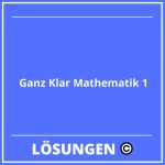 Ganz Klar Mathematik 1 Lösungen Online PDF