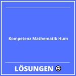 Kompetenz Mathematik Hum Lösungen PDF