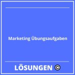 Marketing Übungsaufgaben Mit Lösungen PDF