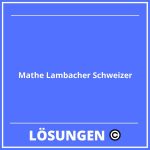 Mathe Lambacher Schweizer Lösungen PDF