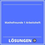 Mathefreunde 1 Arbeitsheft Lösungen PDF