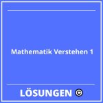 Mathematik Verstehen 1 Lösungen PDF