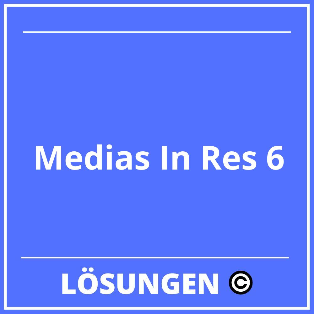 Medias In Res Lösungen 6