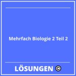 Mehrfach Biologie 2 Teil 2 Lösungen PDF