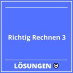 Richtig Rechnen 3 Lösungen PDF